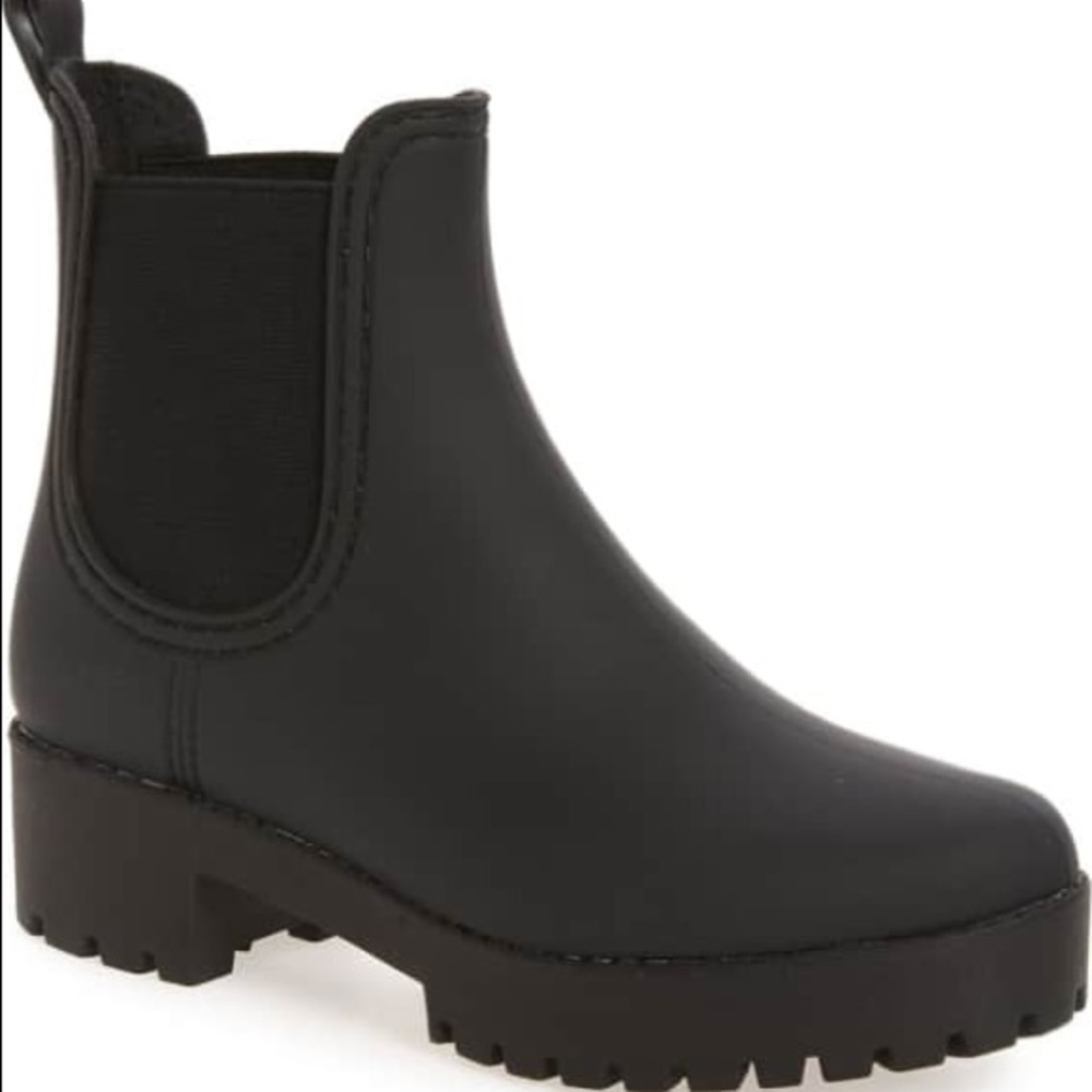 Jeffrey Campbell Matte Black Chelsea Boots